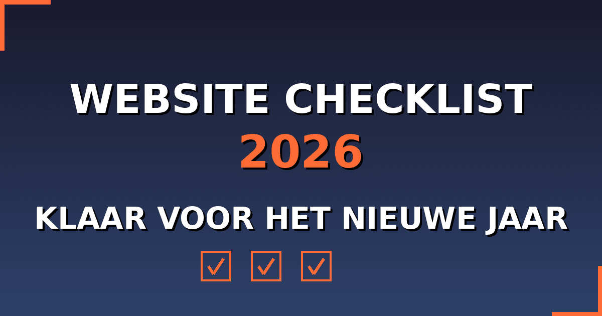 website checklist 2026 featured